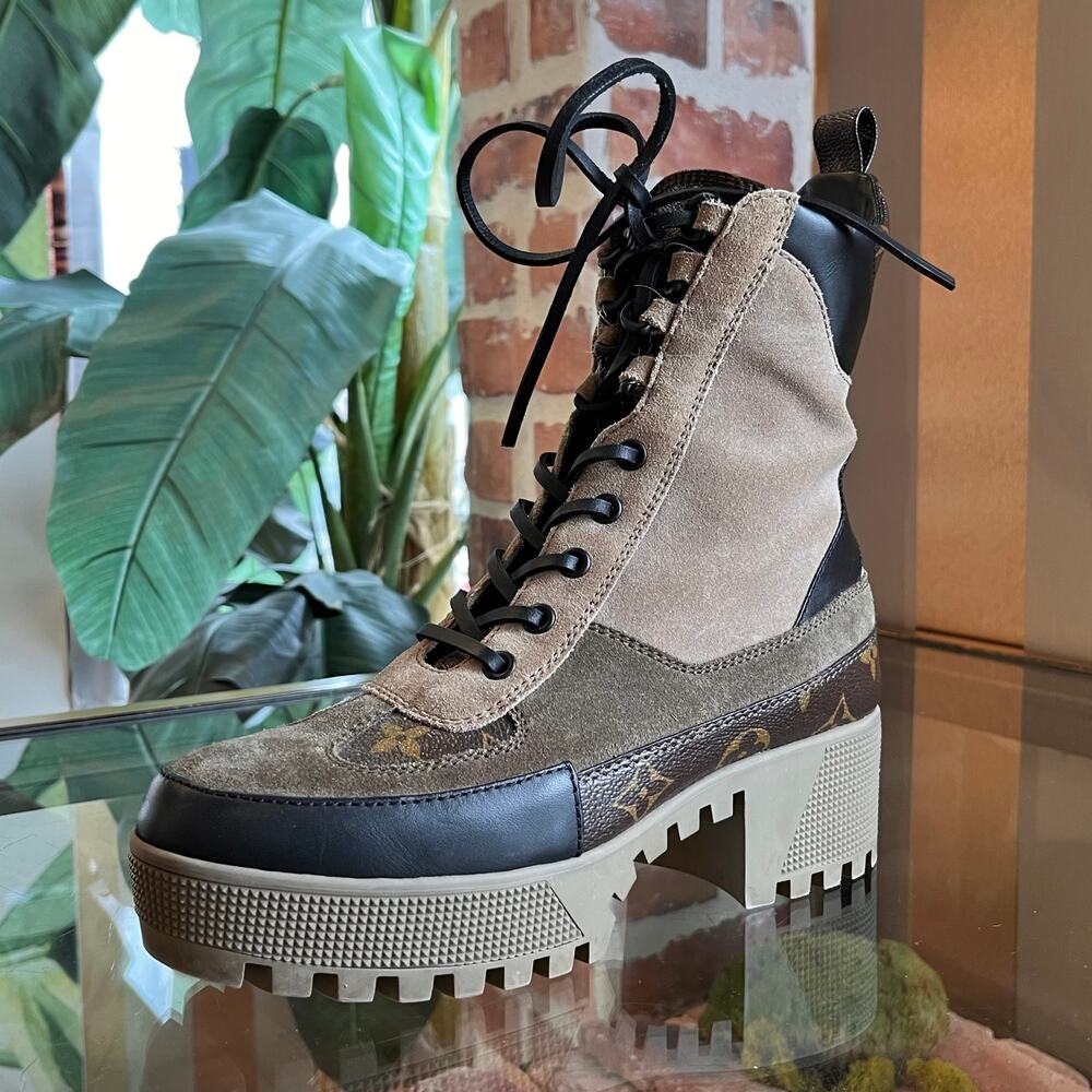 LOUIS VUITTON Laureate Platform Desert Boot SZ36.5(6.5US) - Picture 6 of 12